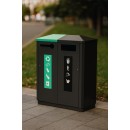 Jumbo 2-Way Recycling Bin Litter Bins